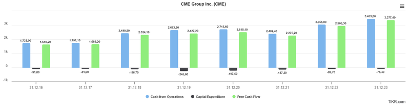 Cash Flow Entwicklung