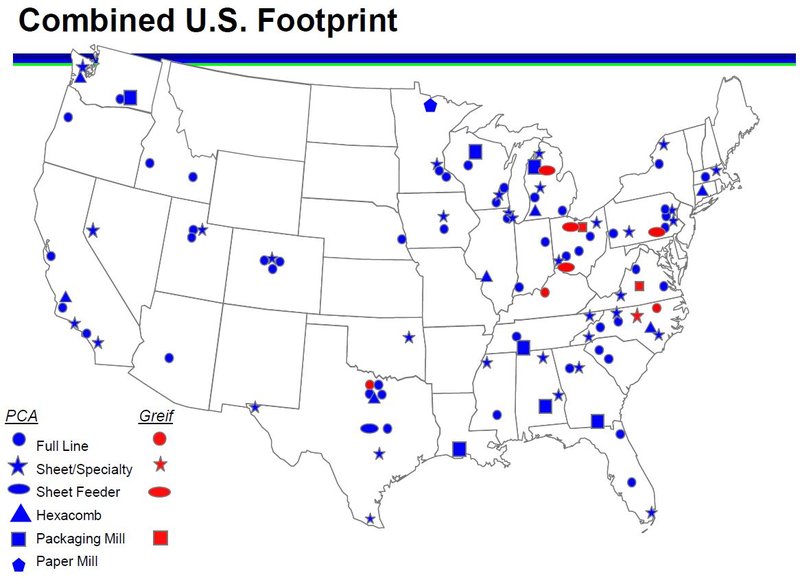 Packaging Corporation of America_Greif Transaktion Footprint_202507